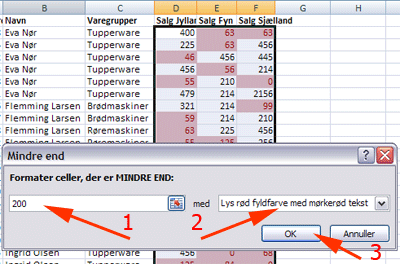 Betinget Formatering betinget-formatering